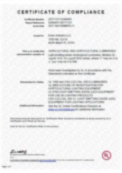 UL – North American Safety Standards