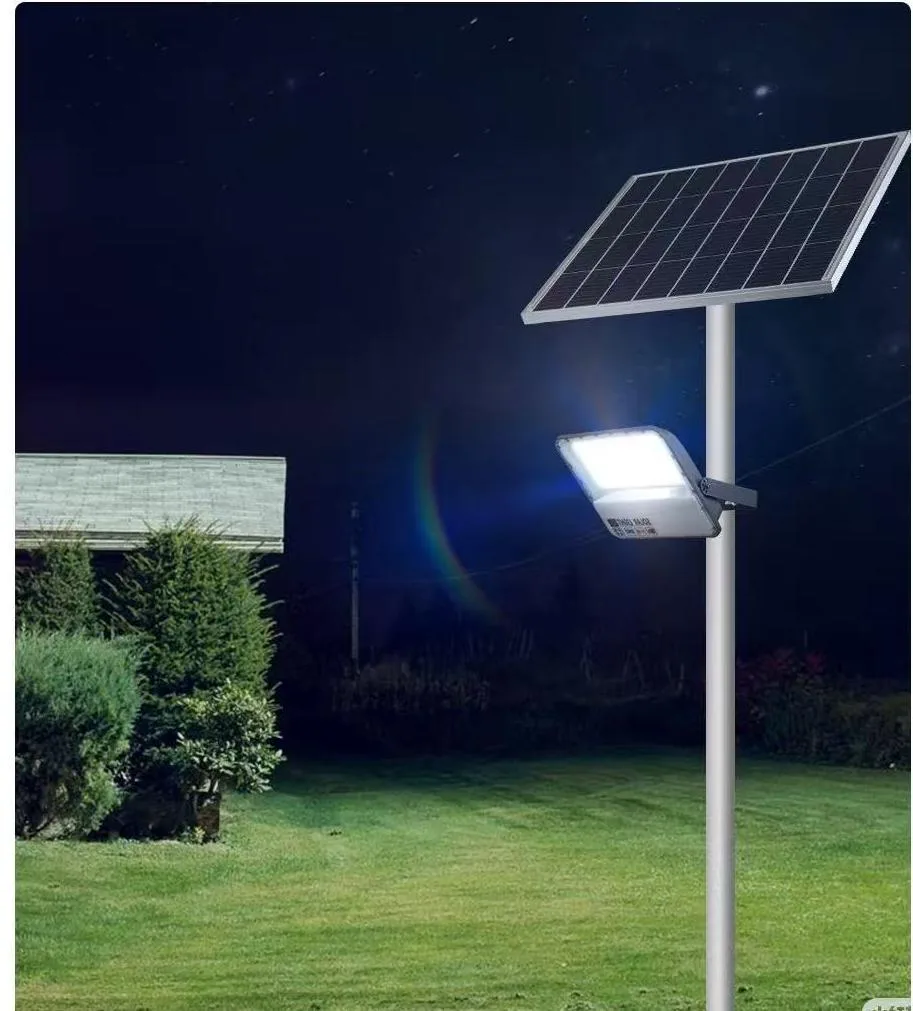 Solar-powered-motion-sensor-flood-lights