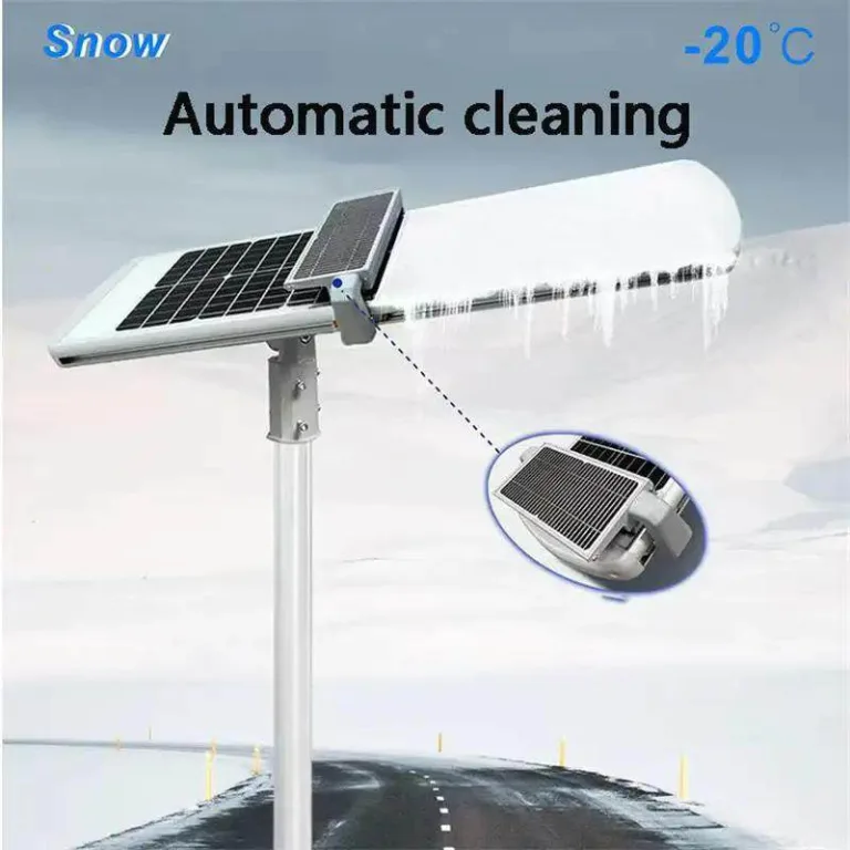 Self-Cleaning-Solar-Street-Lights-Work