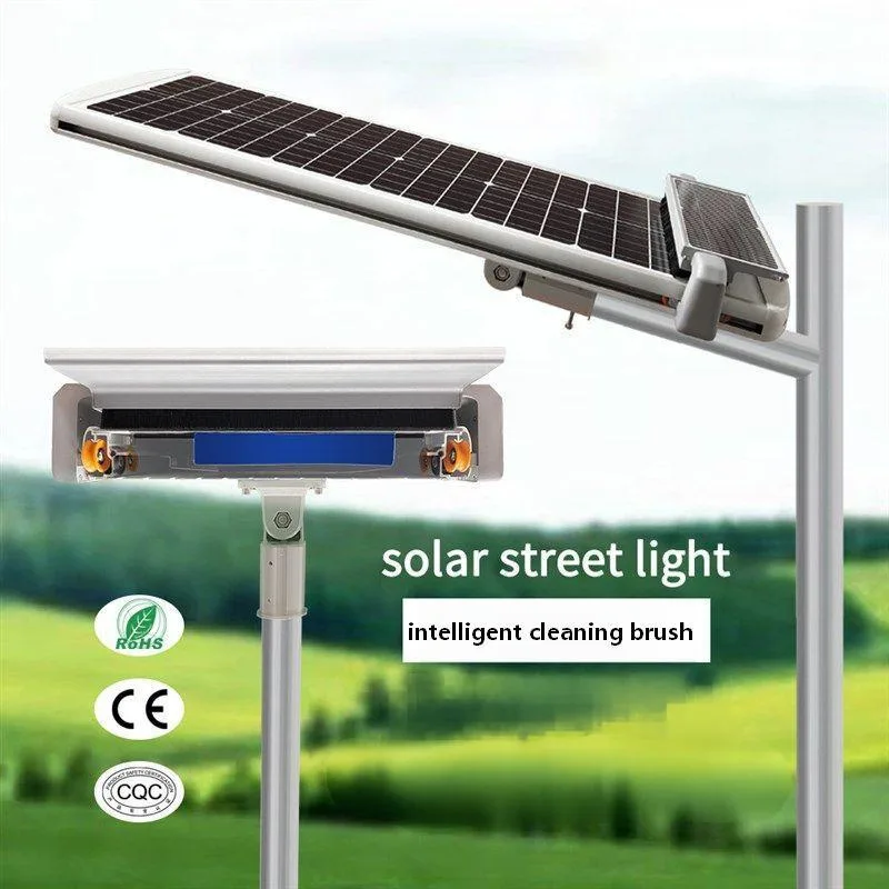 Self-Cleaning-Solar-Street-Lights